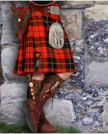 Wallace Modern Tartan kilt