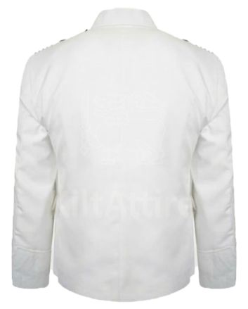 White Argyll Jacket And Vest - Made To Measure