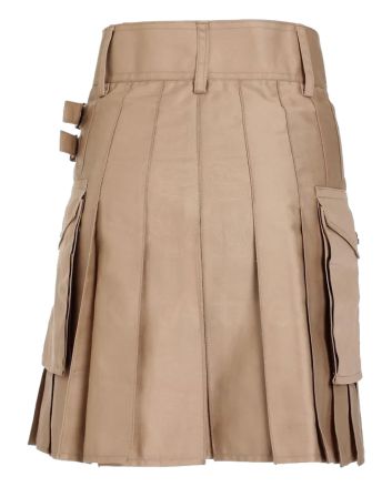 Women's Khaki Utility Kilt