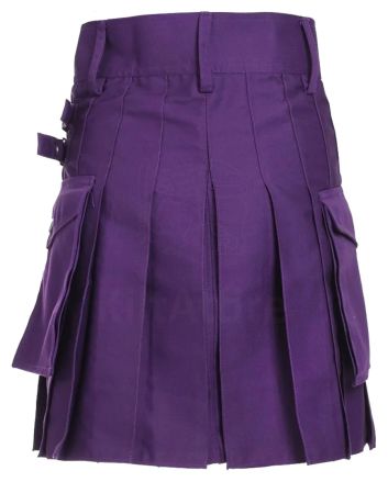 Women's Purple Utility Kilt