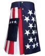 American Flag Utility Kilt Side
