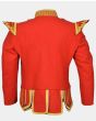 Bagpiper Military Doublet Jacket Tunic Red Jacket 100% Wool Custom made jackets