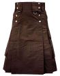 Best Brown Utility Kilt With Cargo Pockets