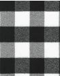 Black and White Tartan Kilt Fabric
