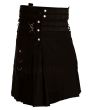 New Black Style Utility Kilt