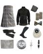 Black Watch Weathered Mens Kilt Set