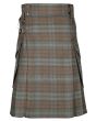 Black Watch Weathered Tartan Utility Kilt