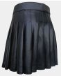 Black Women Leather Kilt