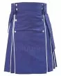 Blue Modern Utility Kilt