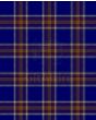 Blue Rust Modern Tartan Kilt  Fabric