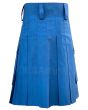 Blue Utility Kilt Back