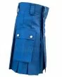 Blue Utility Kilt Side