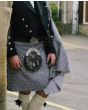 Borderland Shepherd Check Modern Tartan Kilt 