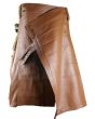 Brown Mens Leather Kilt 