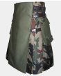 Camouflage Hybrid Utility Kilt For Men