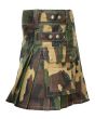 Camouflage Women Utility Kilt Side