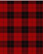Campbell Red Modern Tartan Kilt Fabric