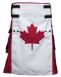 Canadian Flag Cotton Hybrid Utility Kilt