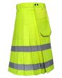 Carheart Fire Fighter High Visibility Kilt - Hi Vis Kilt Side