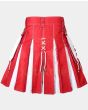 Christmas Men's Red & White Hybrid Fashion Kilt Back