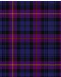 Clemson University Modern Tartan Kilt Fabric