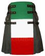 Cotton Utility Kilt Italian Flag Kilt