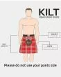 Custom Made Green Blue Tartan Kilt