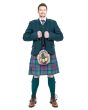 Dark Green Jacket Argyll Kilt Outfit