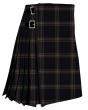 Dark Hebridean Peat Modern Tartan Kilt 