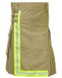 Firefighter Khaki Utility Kilt