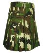 Green Camo Kilts for Men