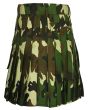 Green Camo Kilts for Men Back