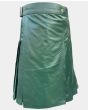 Green Leather Kilt