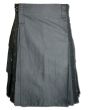 Grey Burning Men Utility Kilt