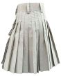 Grey Firefighter Utility Kilt Back
