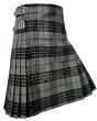 Grey Watch Tartan Kilt Side