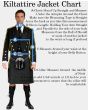 Grey Wool Tweed Argyle Kilt Jacket and Vest Size Chart