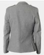 Grey Wool Tweed Argyle Kilt Jacket and Vest
