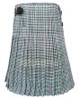 Halliday Modern Tartan Kilt Back