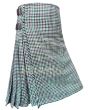 Halliday Modern Tartan Kilt Side