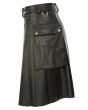 Handmade 100% Genune Leather Kilt Side