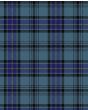 Hannay Blue Modern Tartan Kilt Fabric