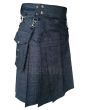 Indigo Blue Denim Kilt 