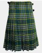 Irish Dark Green Tartan Kilt Back
