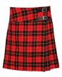 Ladies Women Wallece Tartan Pleated Billie Kilt Skirt