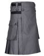 Lautreamont Gaultier Men Black Utility Kilt Second