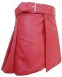Leather Pink Kilt 