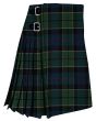 Leslie Hunting Green Muted Tartan Kilt