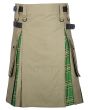 Men's Charm Khaki Hybrid Kilt