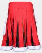 Merry Christmas Red New Year Fur Hybrid Kilt Back